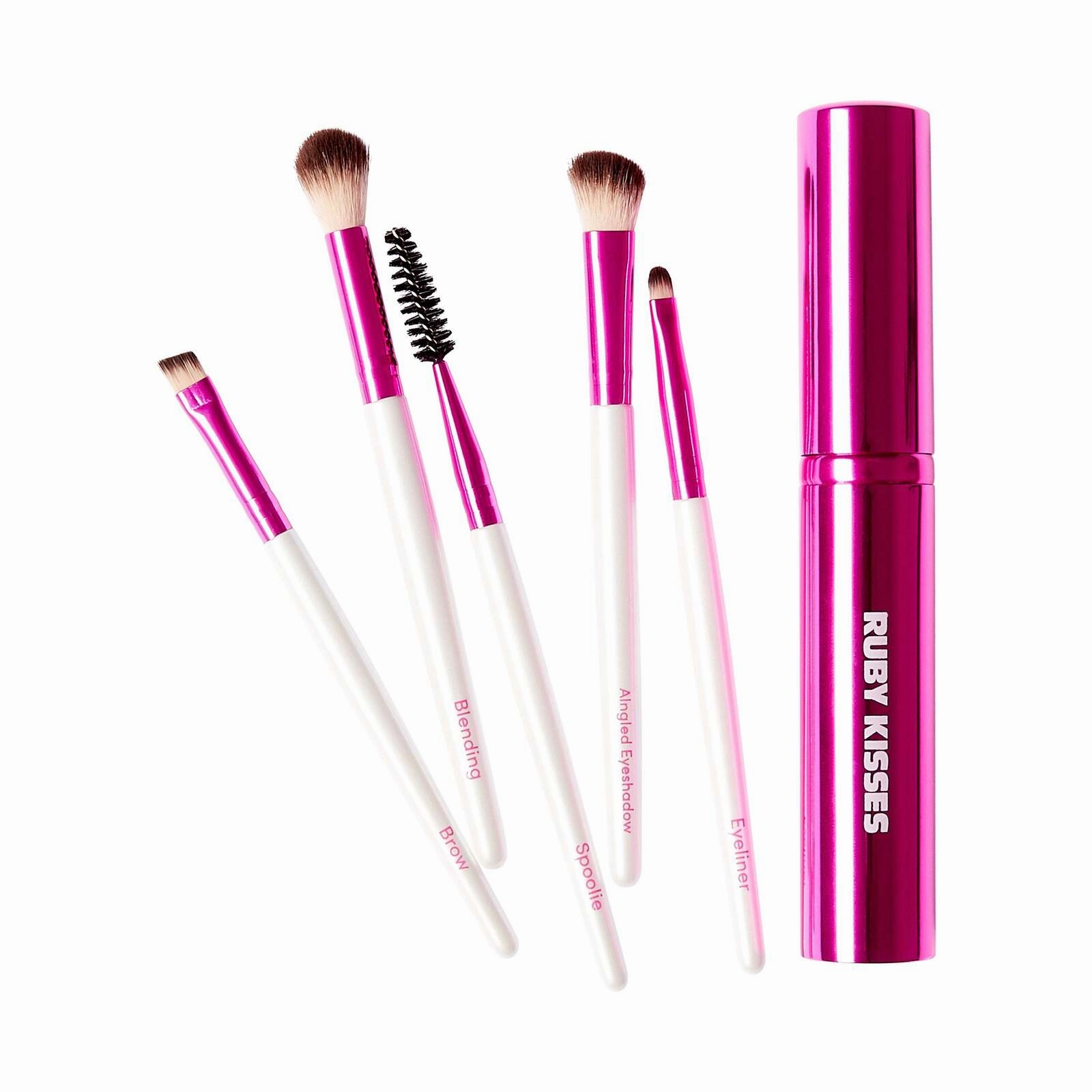 Ruby Kisses Makeup Brush Kit – Face, Eye & Complexion Sets | 01, 02, 03 Variants