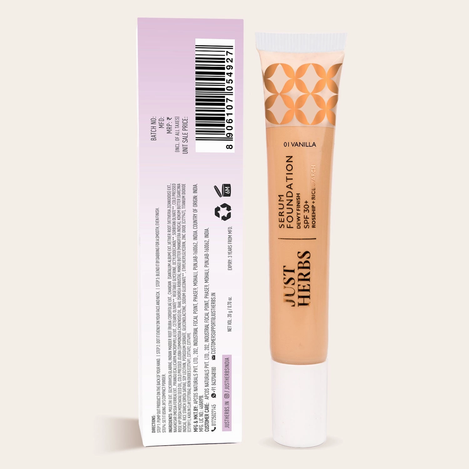 Sand: Serum Foundation Dewy Finish SPF30  (Bottle) 05 - Sand 30ml