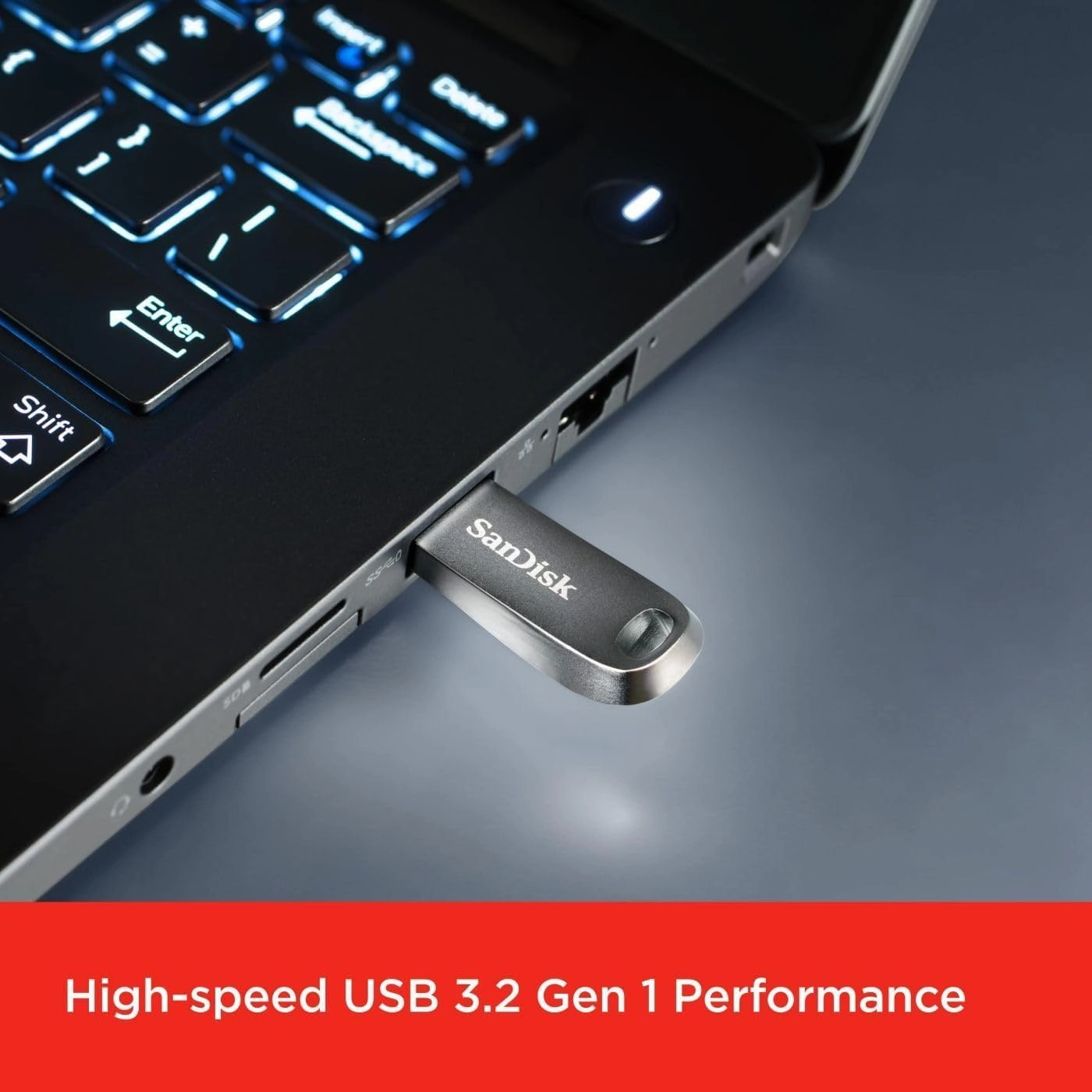 SanDisk 512GB Ultra Luxe USB 3.2 Gen 1 Flash Drive - SDCZ74-512G-GAM46