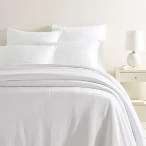 Sheepy Fleece 2.0 White Blanket, Full/Queen Size, White Solid Pattern