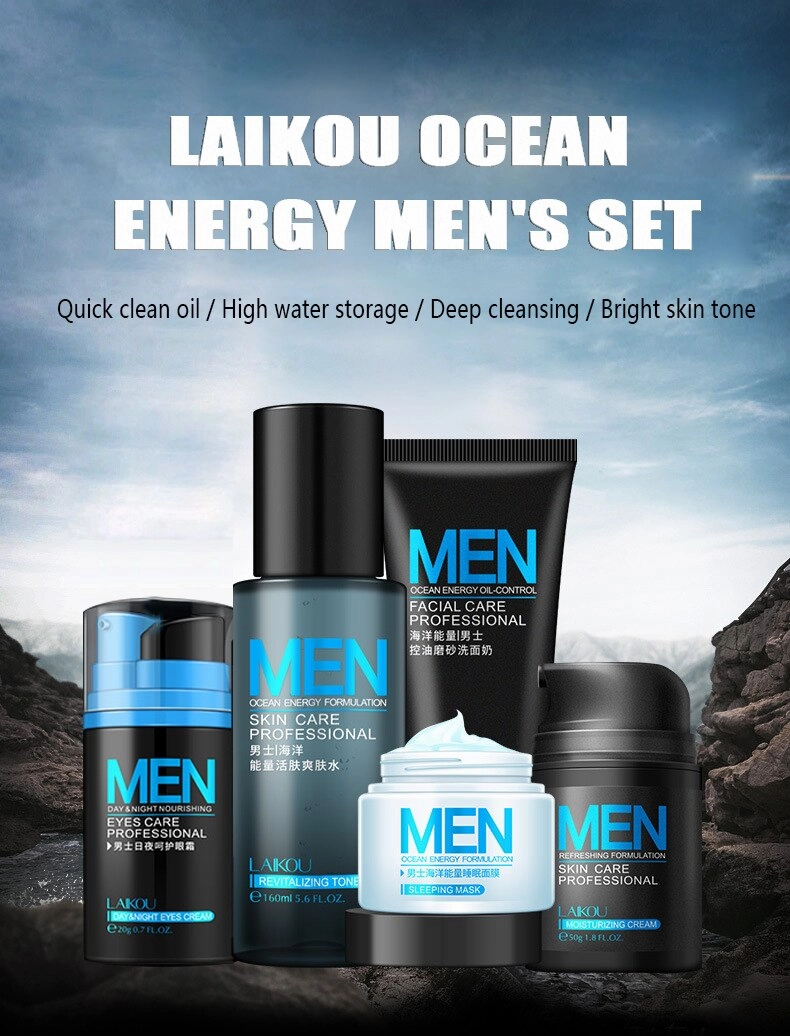 Skin Care Men Attractive Cream Face Reliable delivery Serum Set