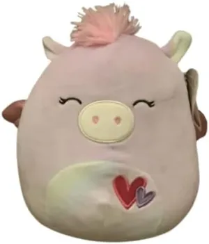 Squishmallow Pegasus 20 cm (8 inch) Rei Lavender Plush Stuffed Animal Super Soft Cuddle Pillow