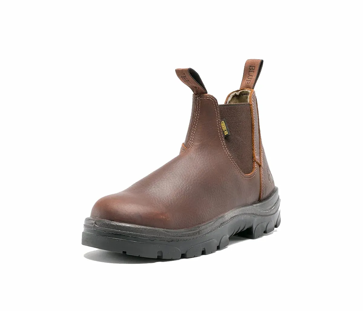 Steel Blue Men's Hobart 6-inch Elastic Sided Slip On Ankle Boot, Oak
