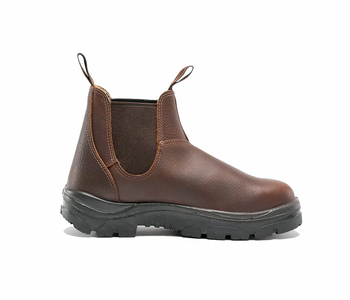 Steel Blue Men's Hobart 6-inch Elastic Sided Slip On Ankle Boot, Oak