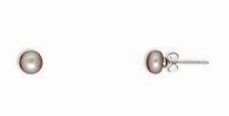 Stella - natural freshwater pearl stud earrings