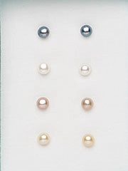 Stella - natural freshwater pearl stud earrings