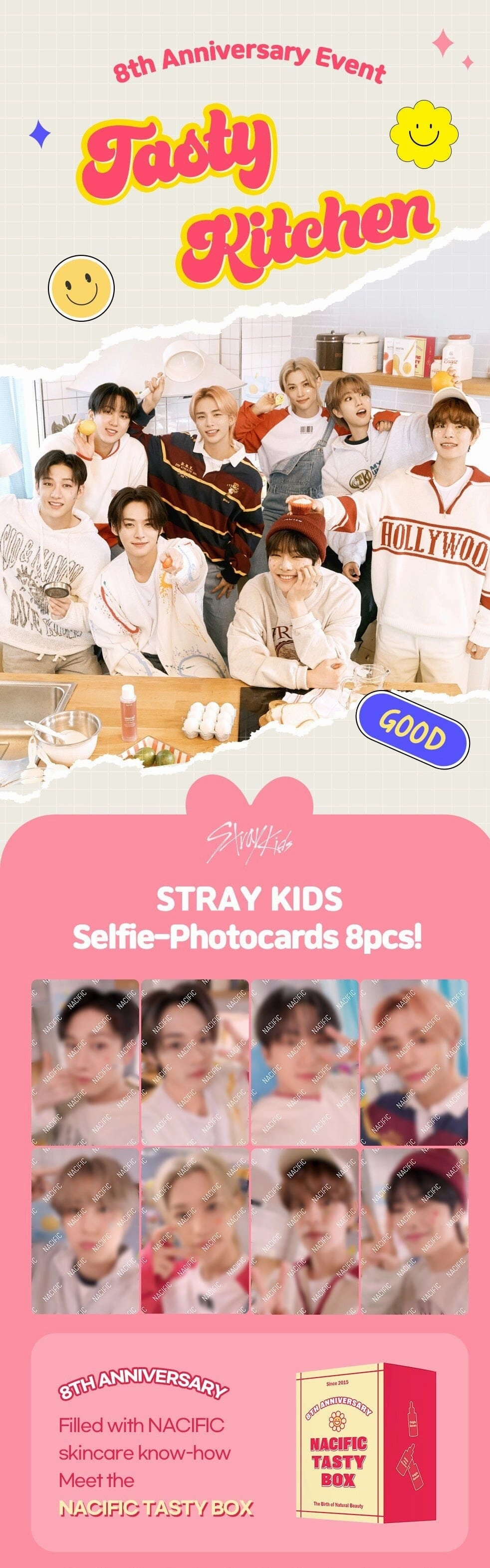 Stray Kids x Nacific - Cosmetic Sets   Photocard Gifts
