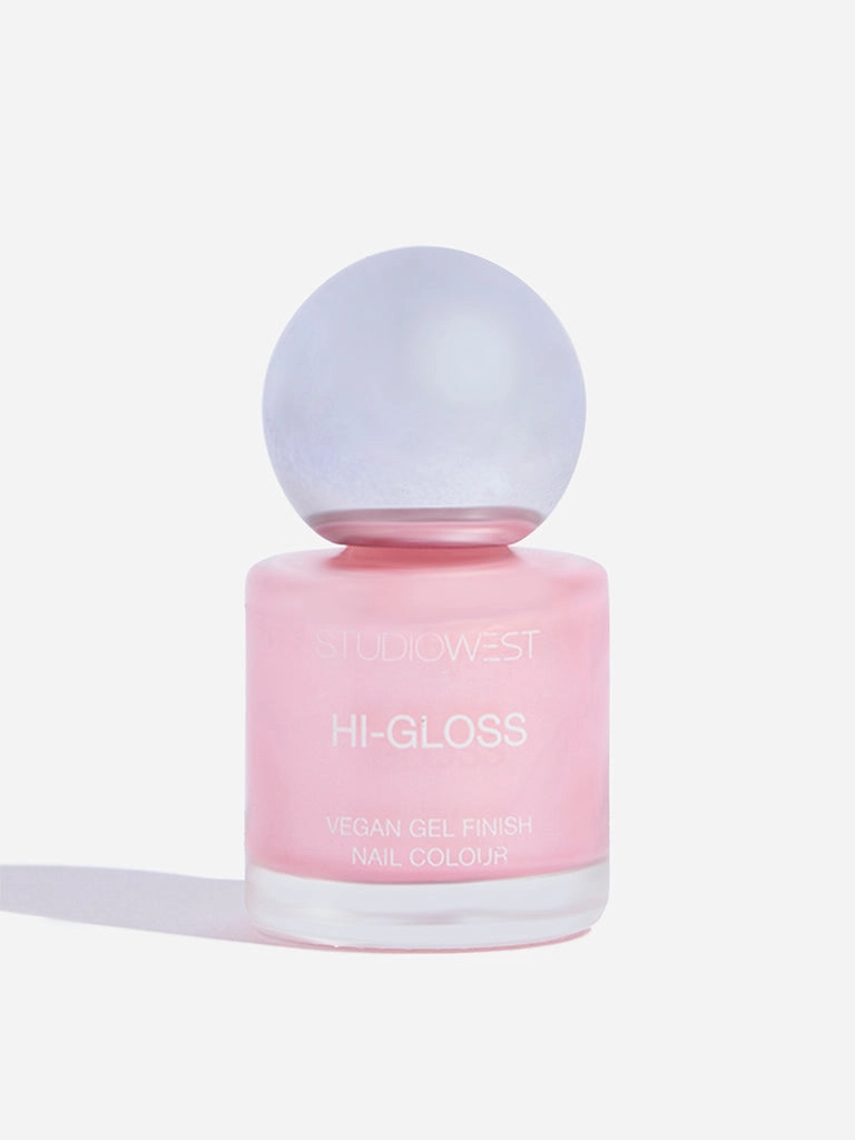 Studiowest Hi-Gloss Blush Sparkle P-10 Creme Nail Colour - 8 ml