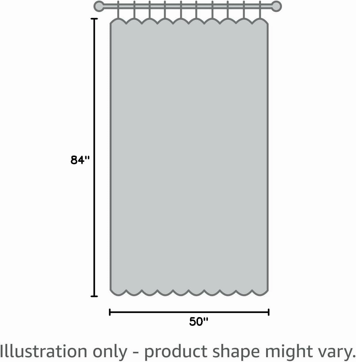 Sun Smart Bentley Total Blackout Curtains Window, Ogee Knitted Jacquard, Grommet Top Living Room Decor, Thermal Insulated Light Blocking Drape for Bedroom and Apartments 50x84, Charcoal