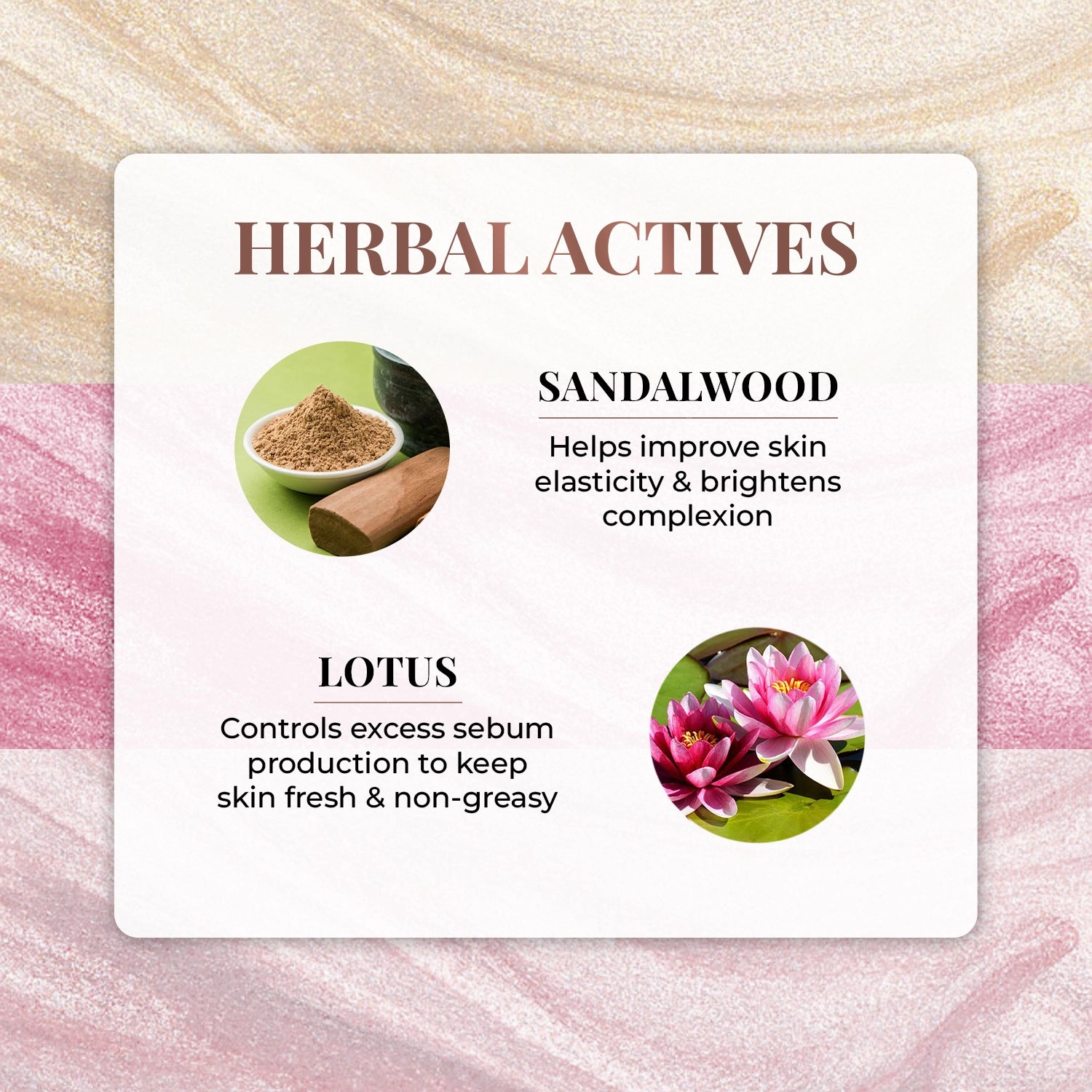 Sunlit Gleam: Lumi-glow Strobe Cream with Lotus & Sandalwood : 30 g