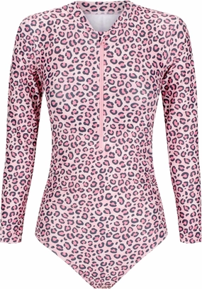 Tame the Sun Long Sleeve Swimsuits for Women - One Piece Tummy Control, UPF 50  Bathing Suit - Rash Guard, Zipper Swimwear