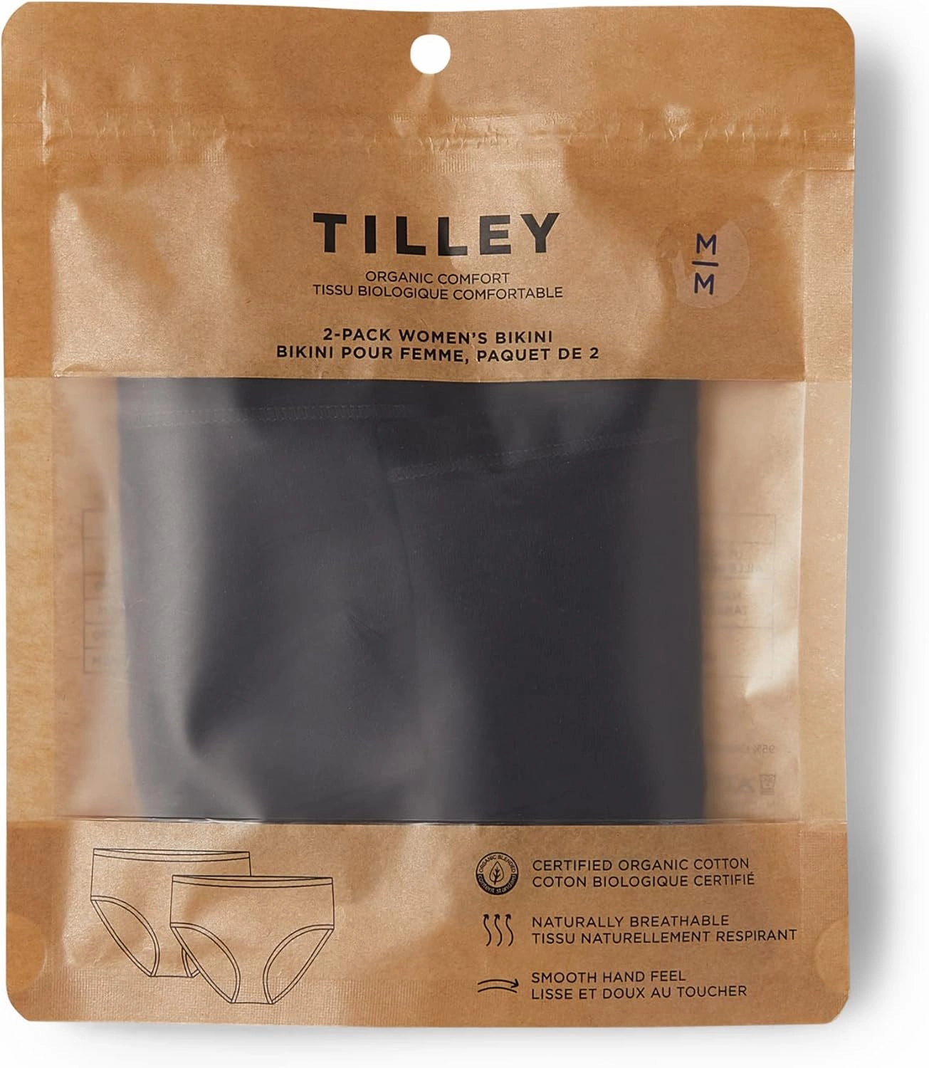 Tilley Women's Organic Cotton 2-Pack Bikini