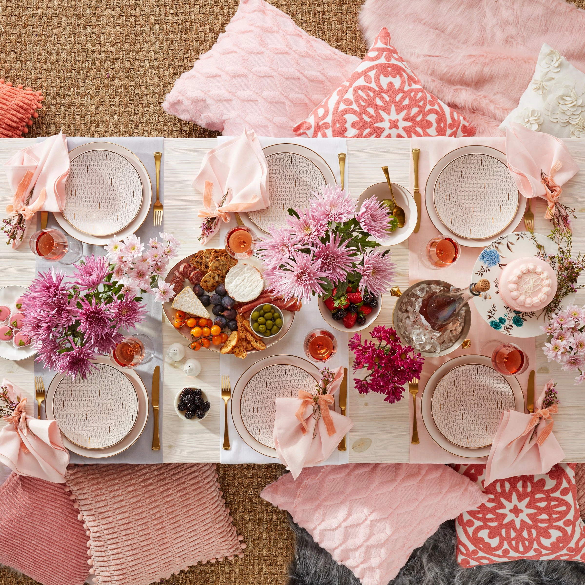 Trianna Blush 4-Piece Place Setting