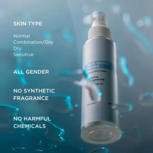 Tubees Refreshing Rice Water Toner | Korean Face Toner Plus Mist for Glowing Skin| Hydrating and Pore Tightening| for Men and Women| All Skin Types |100ml