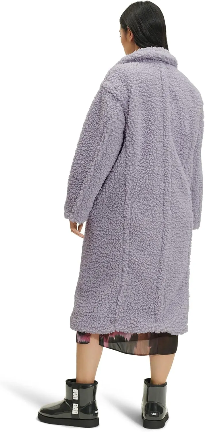 UGG Women's Gertrude Long Teddy Coat