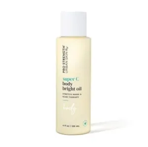 Urban Skin Rx Super C Body Bright Oil | Skincare Brightens, Nourishes & Rejuvenates for Smooth, Glowing Skin, Improves Appearance of Scars, Aging, Discoloration & Stretch Marks, Cruelty-Free, 4 Fl Oz