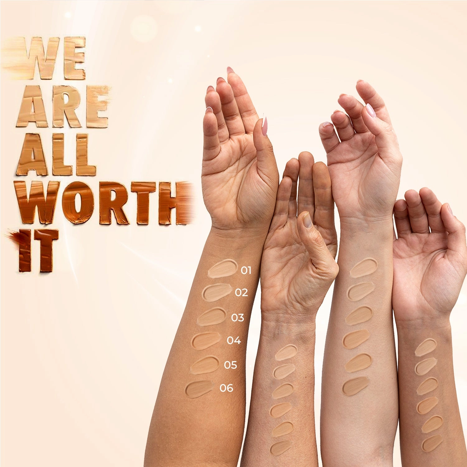 Vanilla: Serum Foundation Dewy Finish SPF30  Tube with Rosehip & Rice Starch