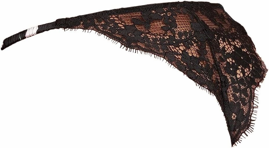 Victoria's Secret Atelier Satin Lace Tanga/Thong Panty Black Floral New