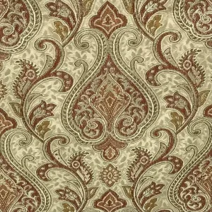 Vintage Versailles Damask Design Luxurious Classic Jacquard Fabric Upholstery Cushion Dining Chair Window Treatment Craft Renaissance Rococo Victorian 54" Width by The Yard (Gold)