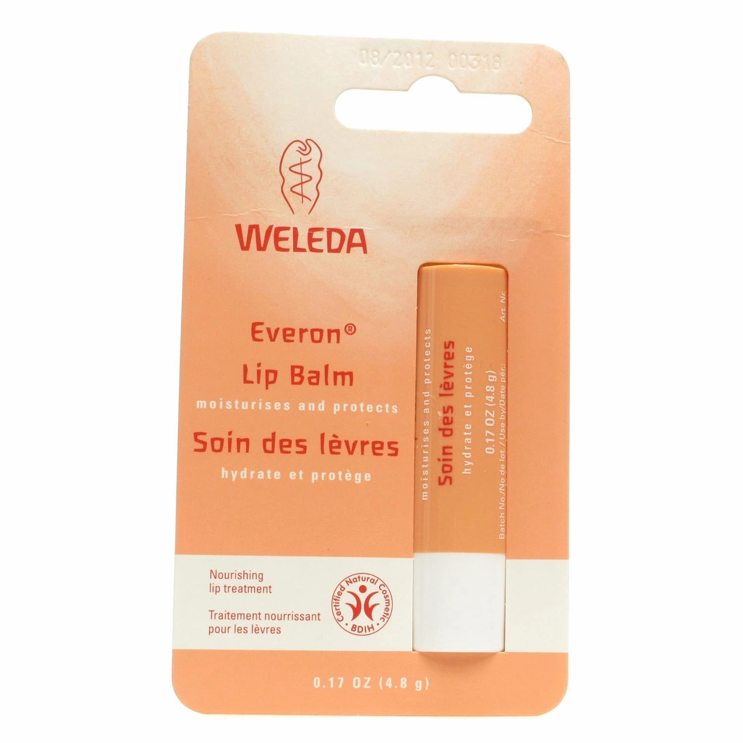 Weleda Everon Lip Balm, 0.17 Ounce (Pack of 3)