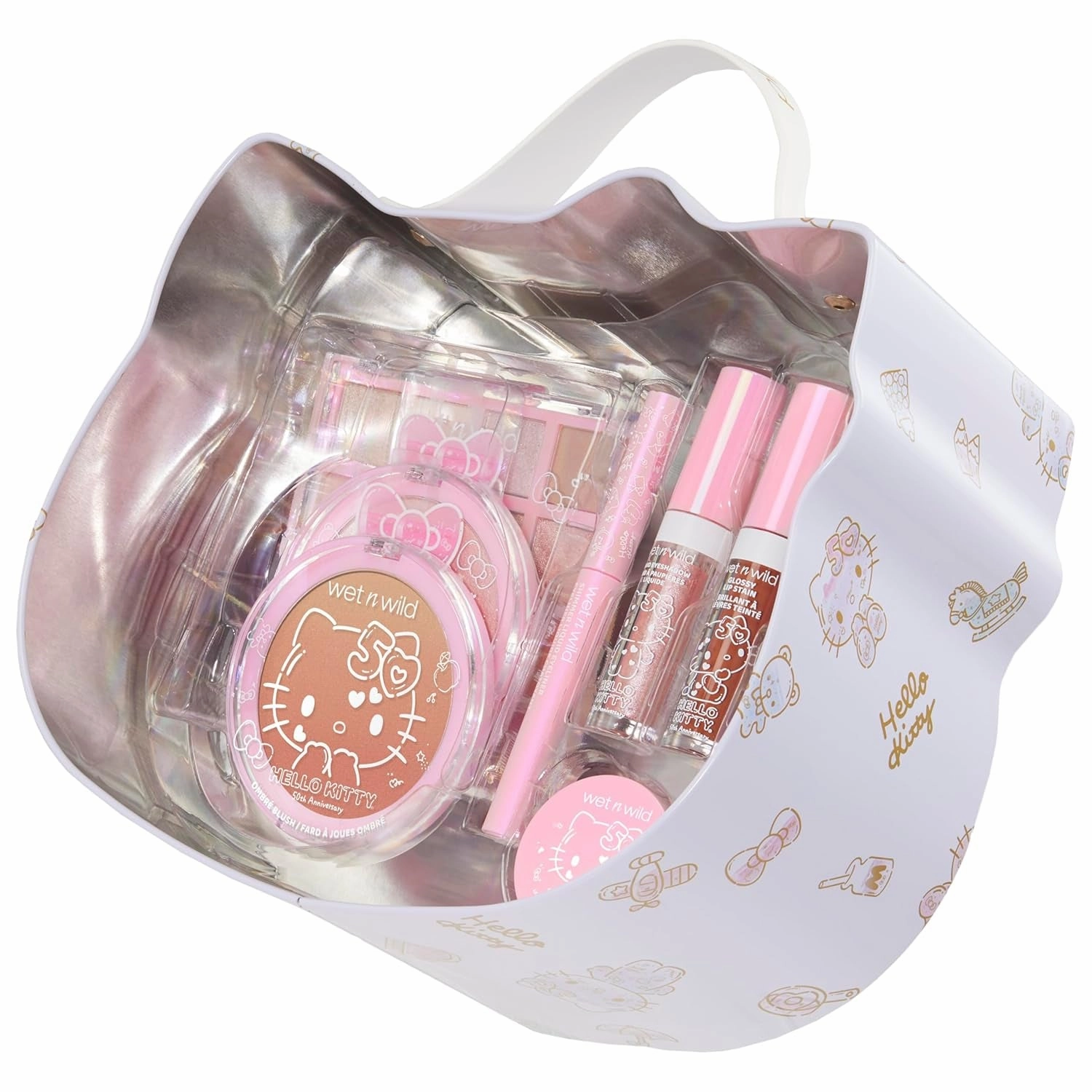 Wet N Wild Hello Kitty PR Box, Makeup Set with Versatile Unique Looks, 2-Layered Keepsake Box, Buildable & Blendable Formulas, Cruelty-Free & Vegan