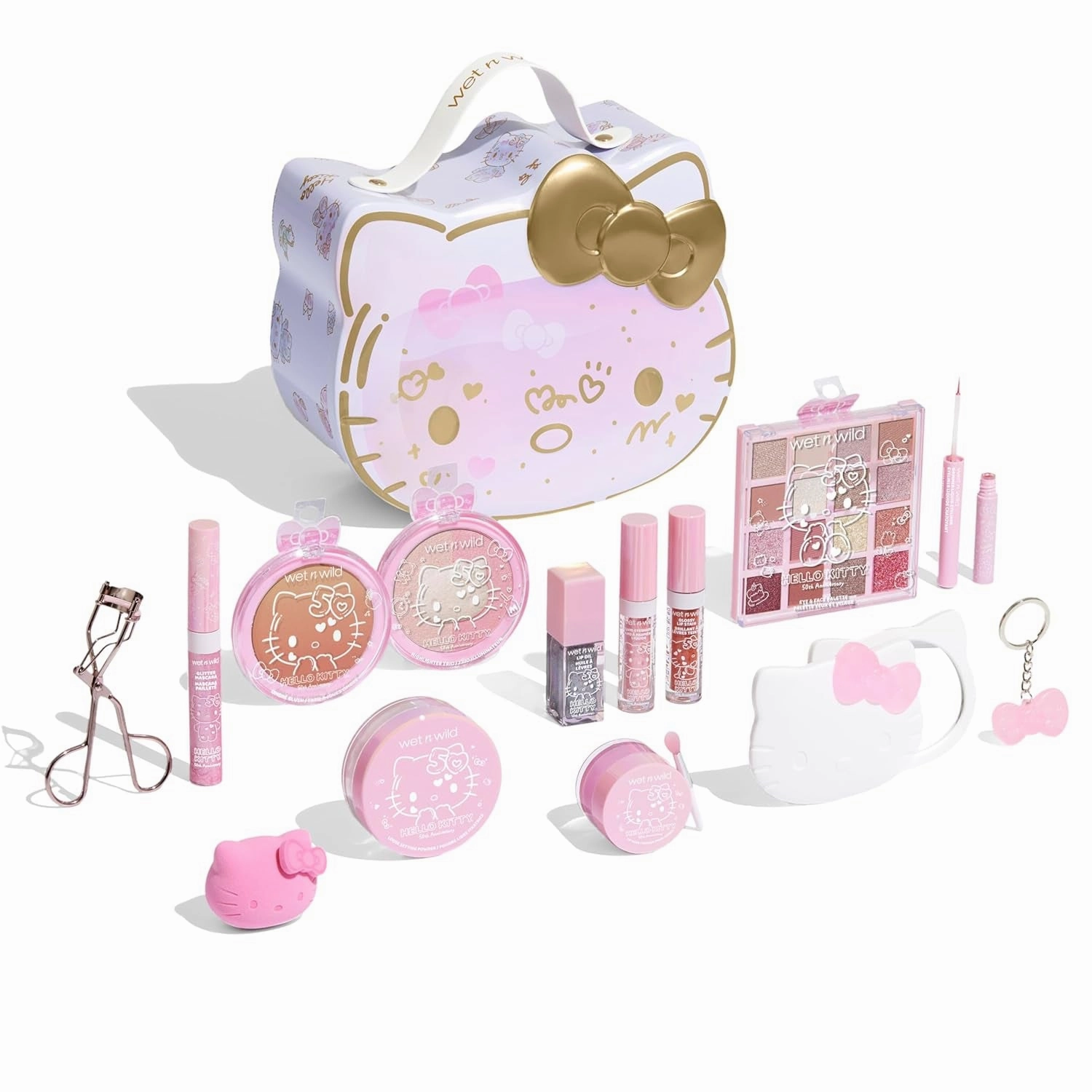 Wet N Wild Hello Kitty PR Box, Makeup Set with Versatile Unique Looks, 2-Layered Keepsake Box, Buildable & Blendable Formulas, Cruelty-Free & Vegan