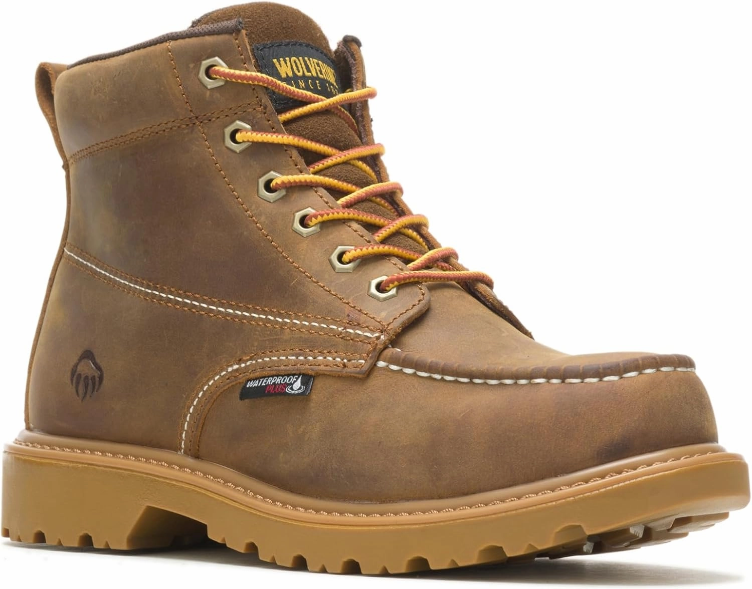 Wolverine Men's Floorhand Moc Toe 6" Waterproof Boot Construction
