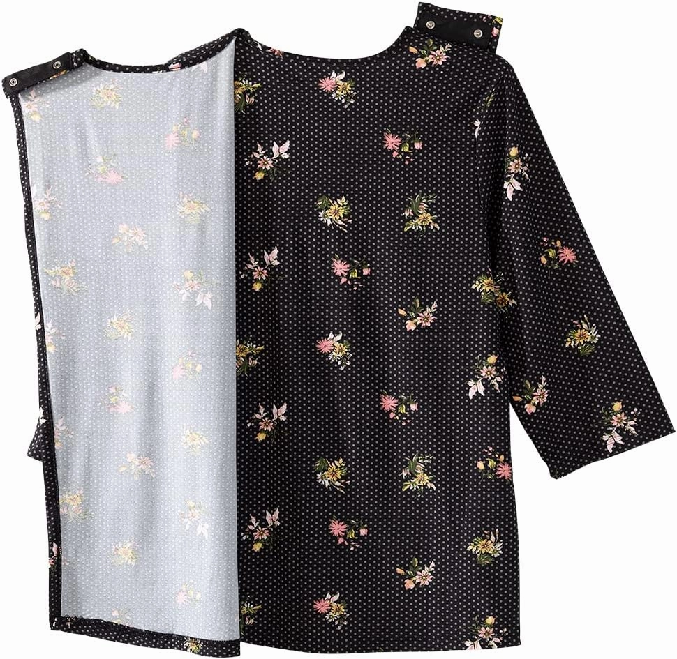Women’s Open-Back Adaptive Faux Button Top