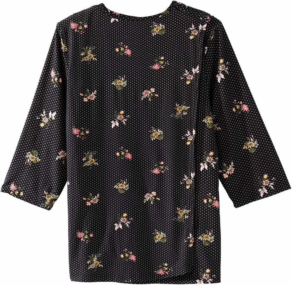 Women’s Open-Back Adaptive Faux Button Top