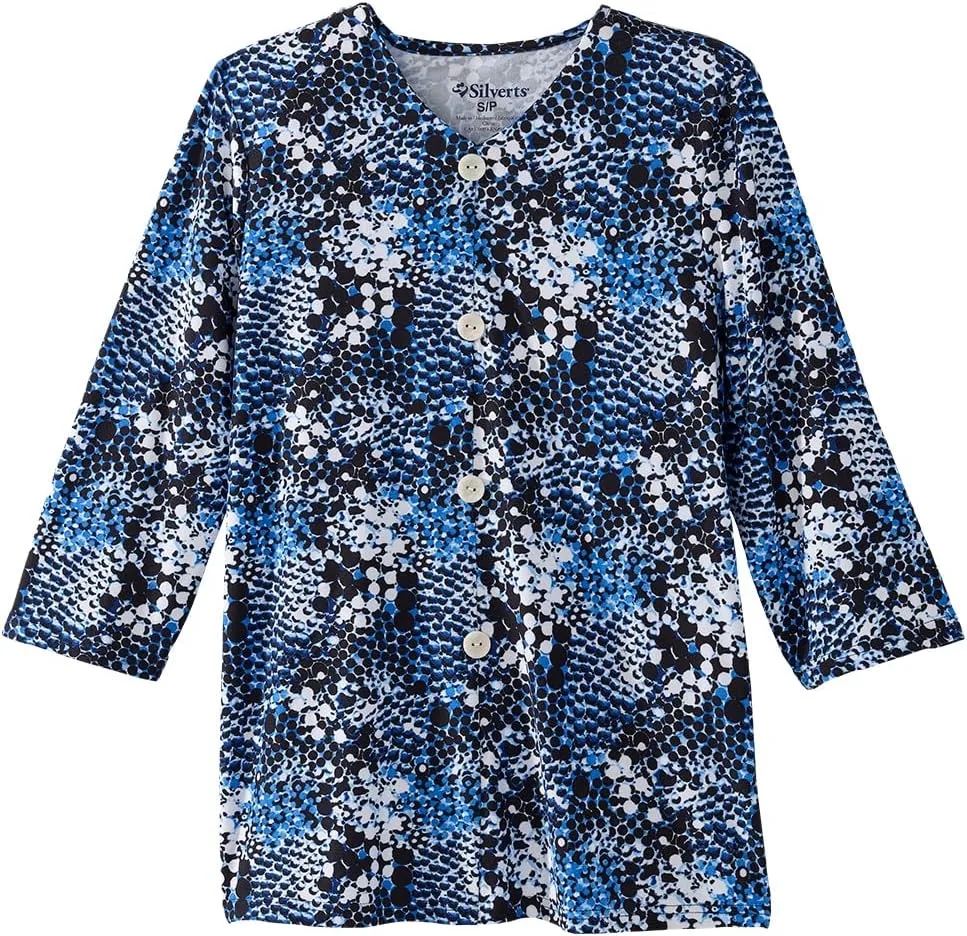 Women’s Open-Back Adaptive Faux Button Top