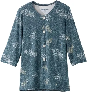 Women’s Open-Back Adaptive Faux Button Top